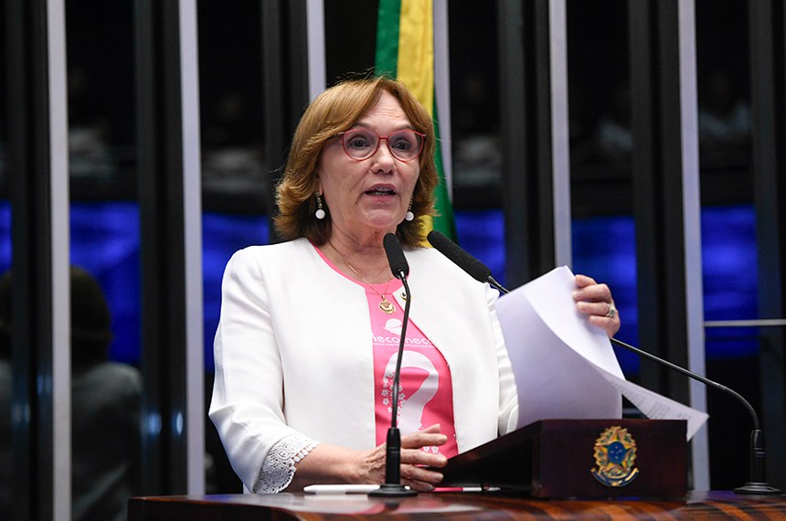 Caminho para igualdade na vida pública ainda é longo, diz Zenaide Maia, procuradora da Mulher no Senado. Jefferson Rudy/Agência Senado.