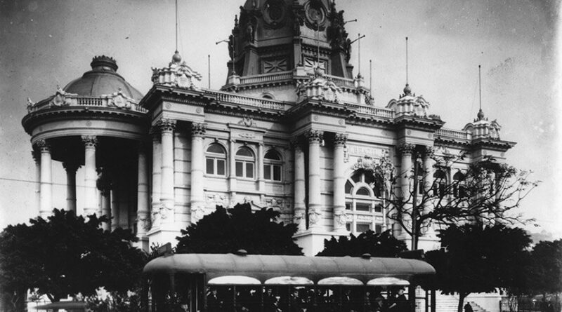 Palácio Monroe, uma das sedes do Senado quando o Rio de Janeiro era capital, fará parte da exposição virtual Foto: Reprodução.