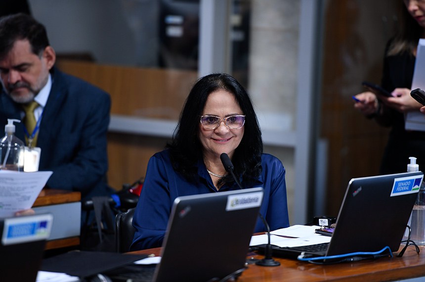 Damares Alves é autora do requerimento de convite.Foto: Edilson Rodrigues/Agência Senado.