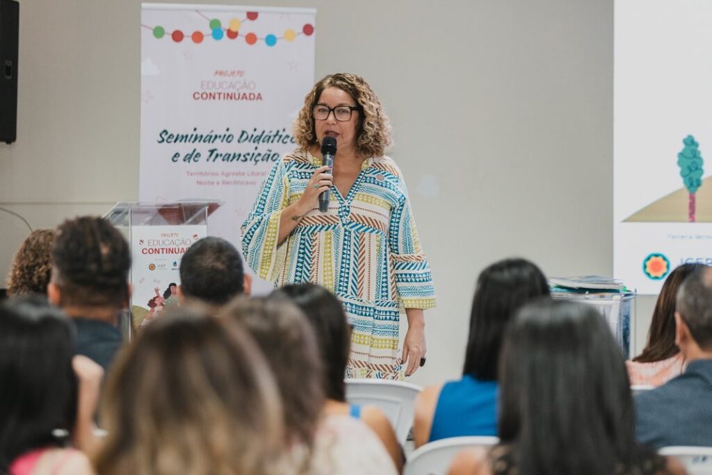 Coordenadora Pedagógica Territorial do ICEP, Ana Falcão.