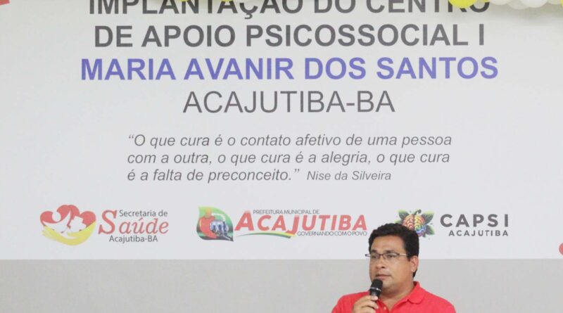 Alex Freitas Prefeito de Acajutiba.