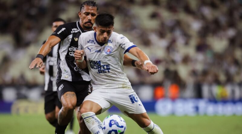 BAHIA EMPATA COM O CEARÁ E VÊ G-6 AMEAÇADO; VITÓRIA TROPEÇA NO BARRADÃO E SEGUE NO Z-4.Foto: Letícia Martins/EC Bahia/Foto: Marcelo Gonçalves/Fluminense F.C.