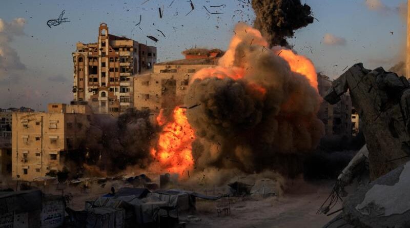 Guerra na Faixa de Gaza custou a vida de mais de 67 mil pessoas. Foto: Mohammed Skaik/Thenews2/Folhapress