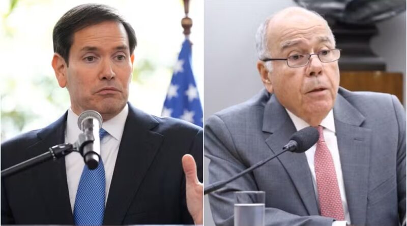 Marco Rubio e Mauro Vieira — Foto: g1.