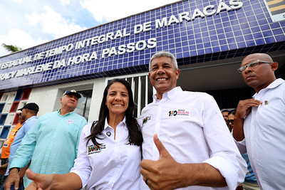 ESCOLA DE TEMPO INTEGRAL INAUGURADA EM MARACÁS MARCA 100ª UNIDADE DO NOVO PADRÃO NA BAHIA  Fotos Wuiga Rubini /GOVBA.