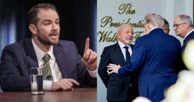 MINISTRO REVELA QUE TRUMP SE SURPREENDEU COM RELATO DE LULA SOBRE TORNOZELEIRA