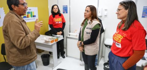 BAHIA: ROBERTA SANTANA VISTORIA POSTO DE TESTAGEM PARA ISTS EM AMARGOSA