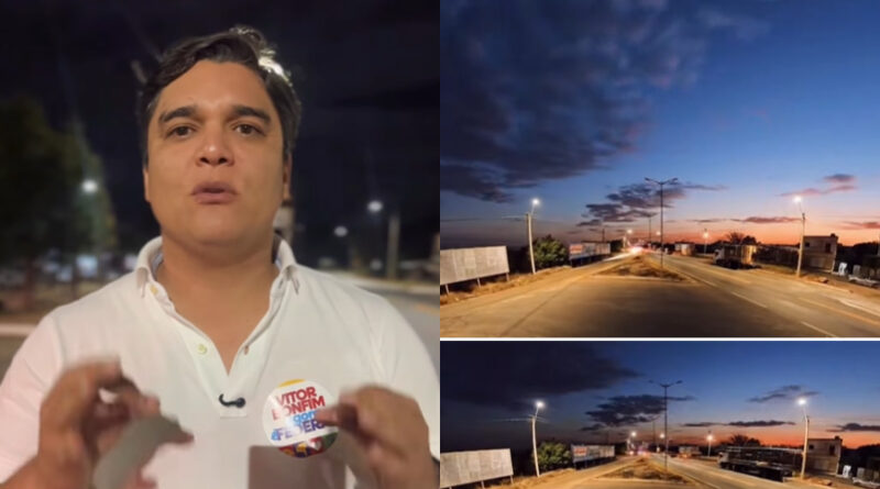VITOR BONFIM LEVA ILUMINAÇÃO À BR-030 NO PANCADÃO, MAIS SEGURANÇA E DESENVOLVIMENTO AO SUDOESTE BAIANO